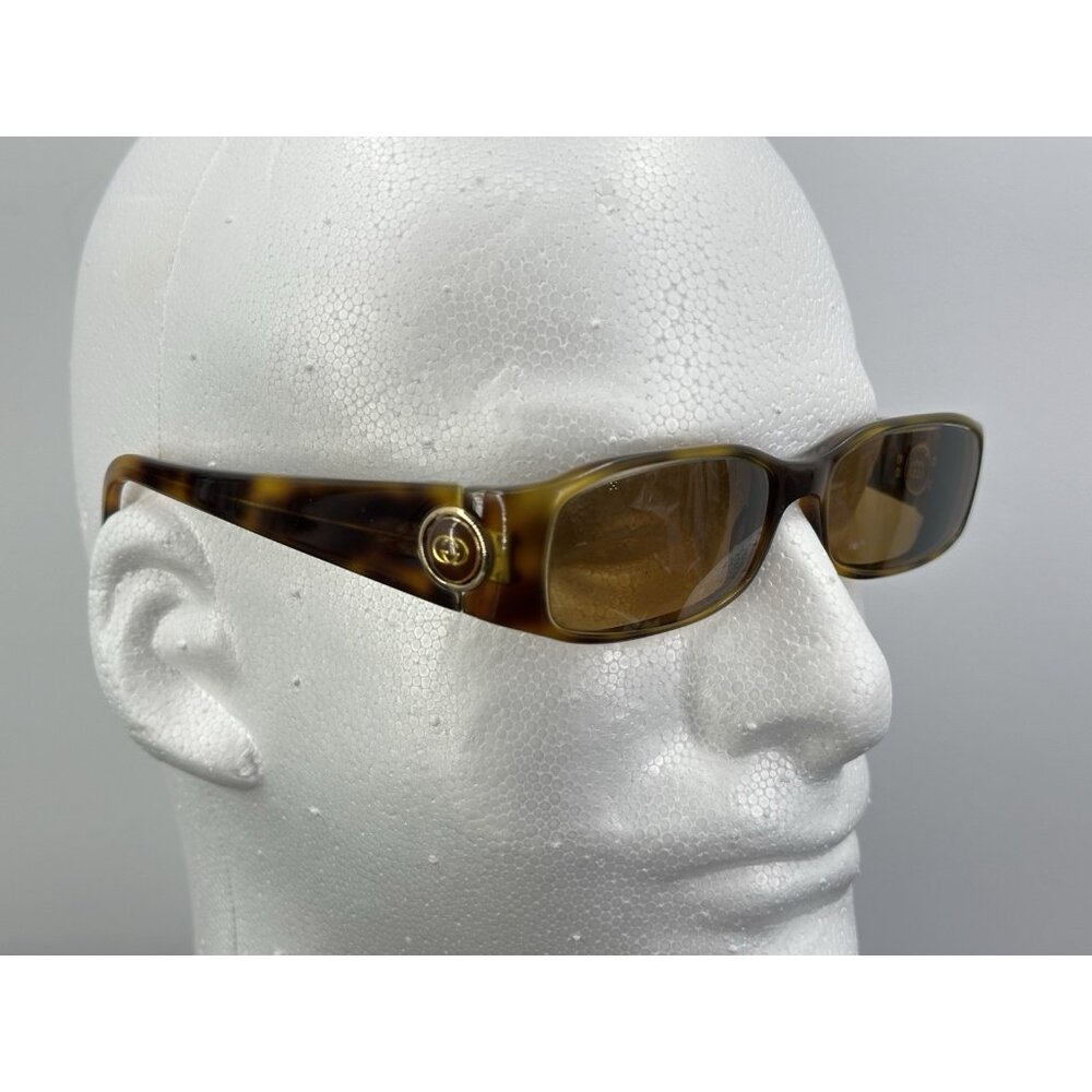 Gucci Eyeglasses GG 3094 05L Tortoise Rectangular Frame Made In Italy 53[]16 130 - Picture 2 of 14